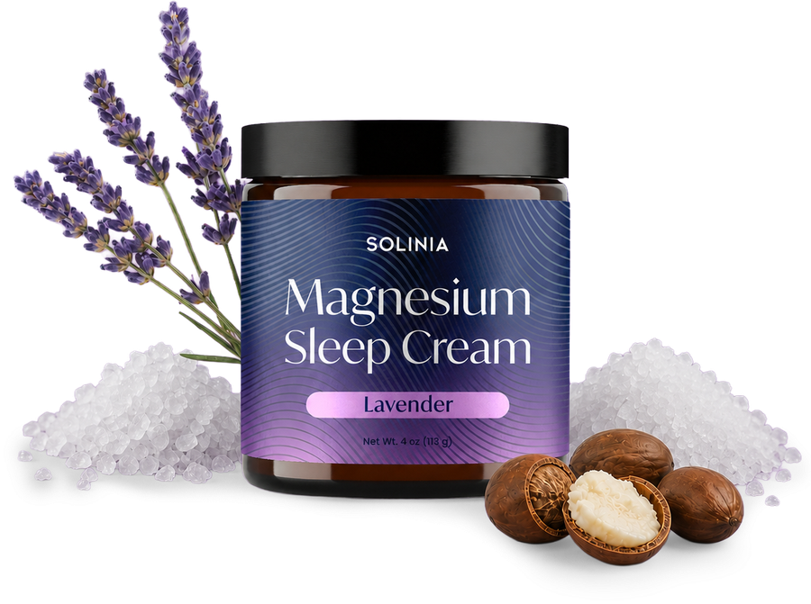 Solinia Magnesium Sleep Cream jar