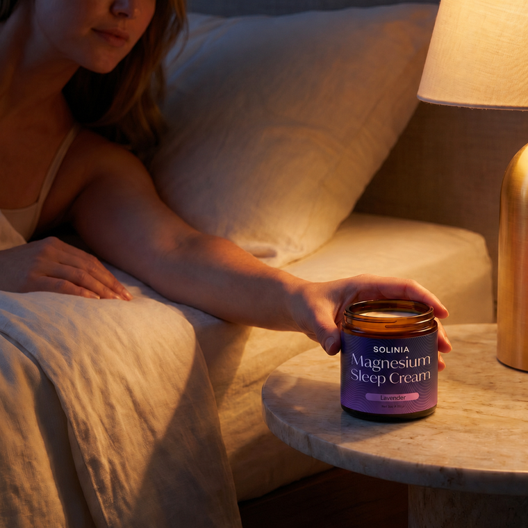 Quiets your racing mind without drugging you to sleep